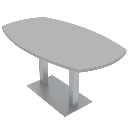 Skutchi Designs 33.5 in W, 59.5 in L, 29 in H, Engineered Wood Top, Grey HAR-ABOT-34X60-DOU-XD01